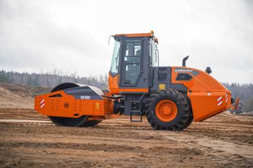 Каток вибрационный одновальцовый AMKODOR RS160